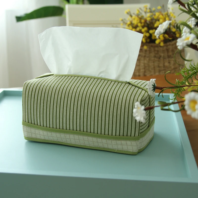 

Тканевый автомобильный органайзер для салфеток, держатель для бумаги, чехол для хранения в гостиной, Настольная нагнетающая бумажная короб...