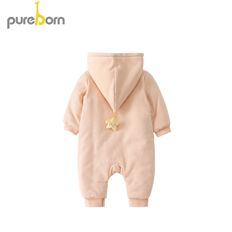 Одежда для новорожденных девочек зимняя Толстовка детские комбинезоны