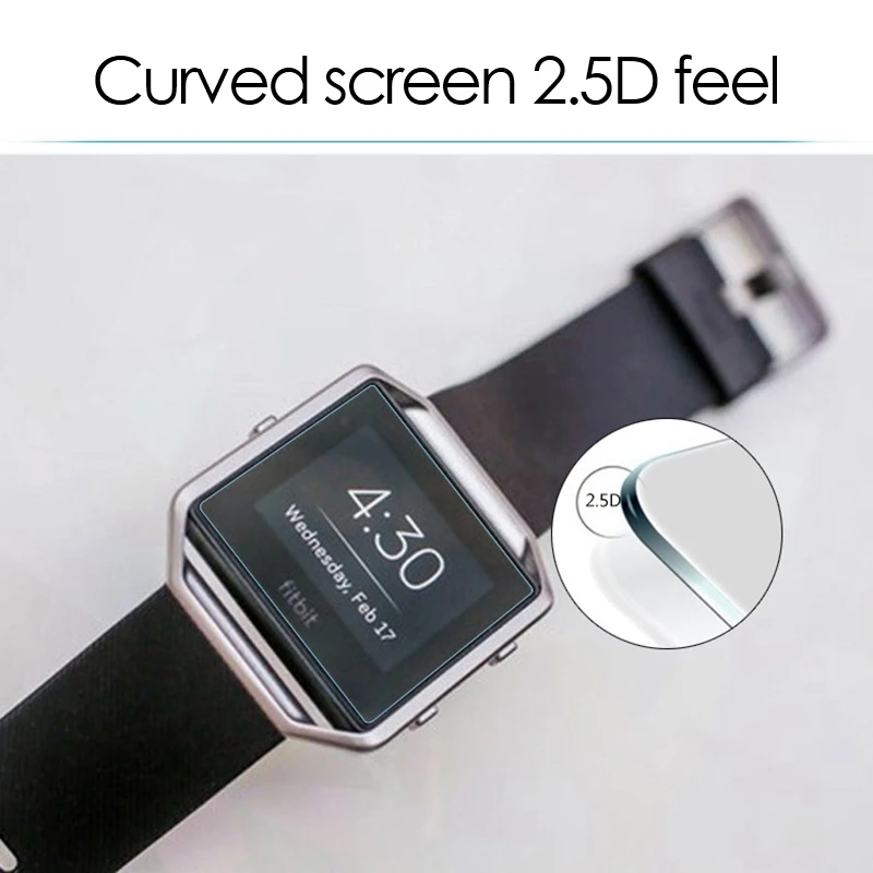 [Комплект из 2] закаленная пленка для экрана часов Fitbit Blaze защита закаленного