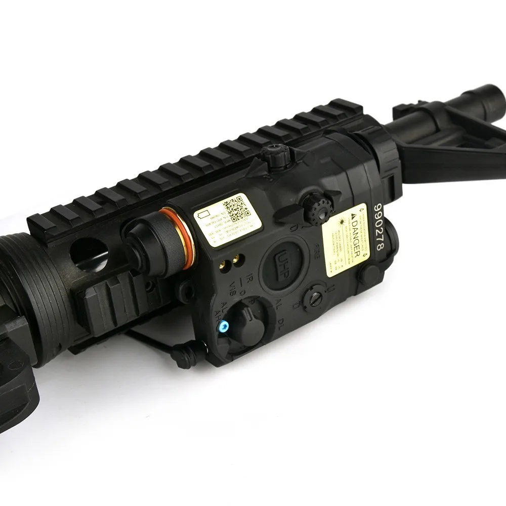 Airsoft PEQ 15 коробка ИК лазер + красный точечный лазерный прицел белая светодиодная