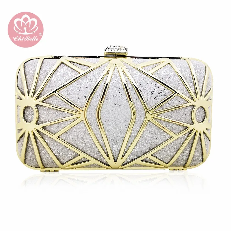 Женская сумка клатч вечерняя сумочка женский прозрачный серебряный блеск