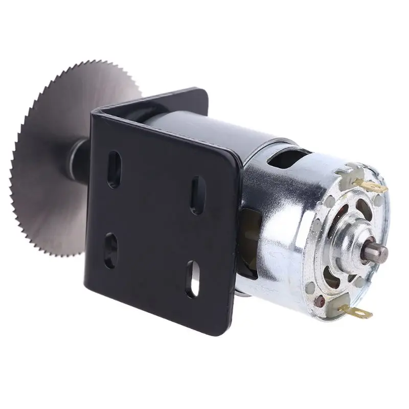 DC 12V 775 мотор Набор для настольной пилы с шаровым подшипником Монтажный кронштейн