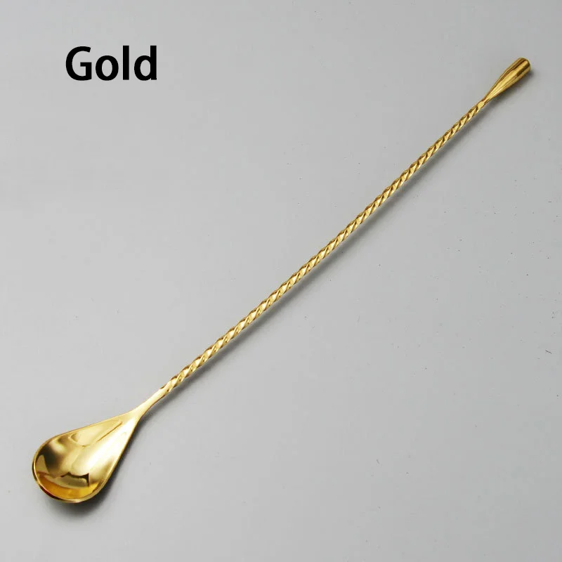 Прочная Коктейльная ложка барная кухонная посуда с двойной головкой спиральная