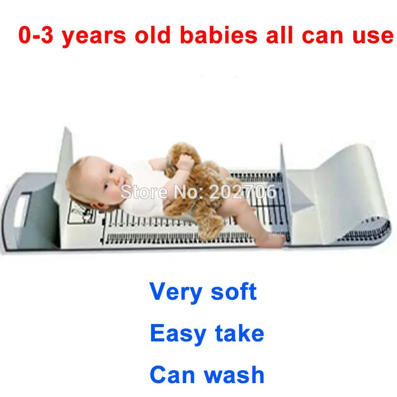 0 100 см популярный дизайн ребенка измерение высоты весы/Infantometer мягкий ПВХ для