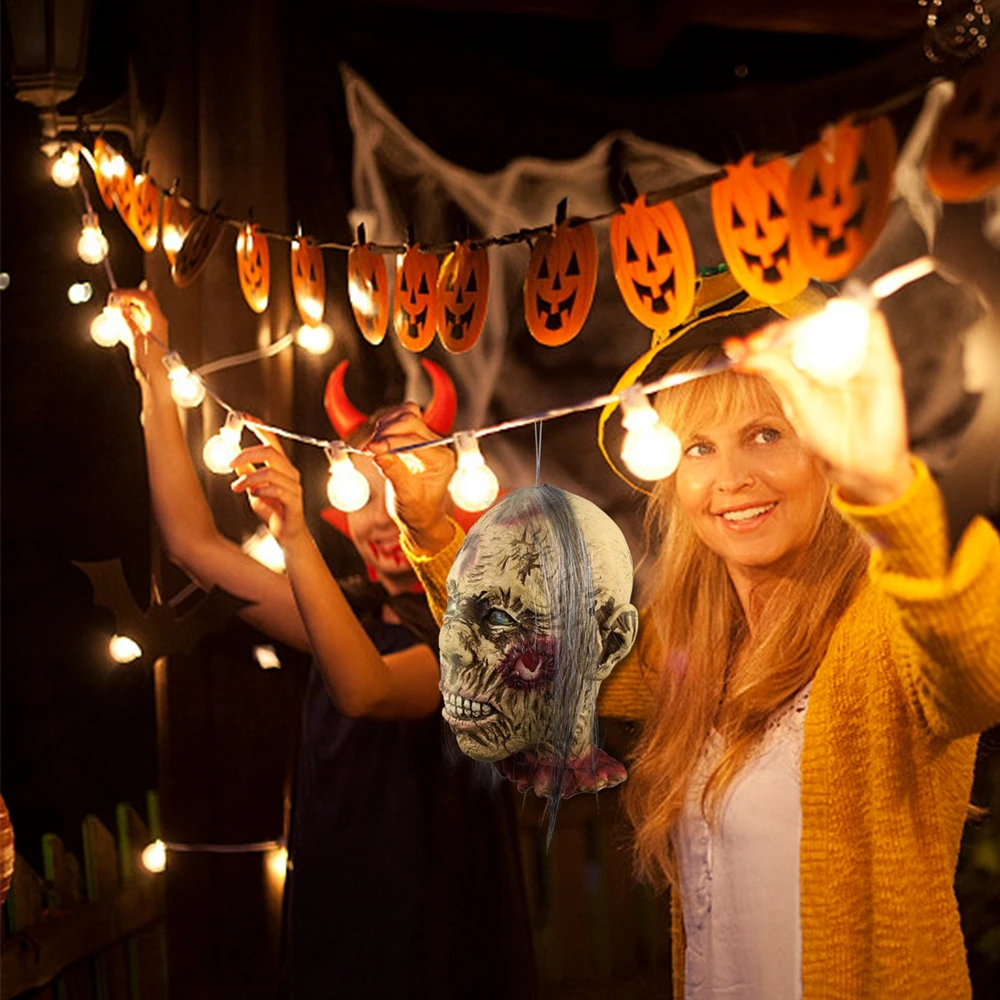 Украшение для Хэллоуина Molezu украшение из белых волос дома с привидениями