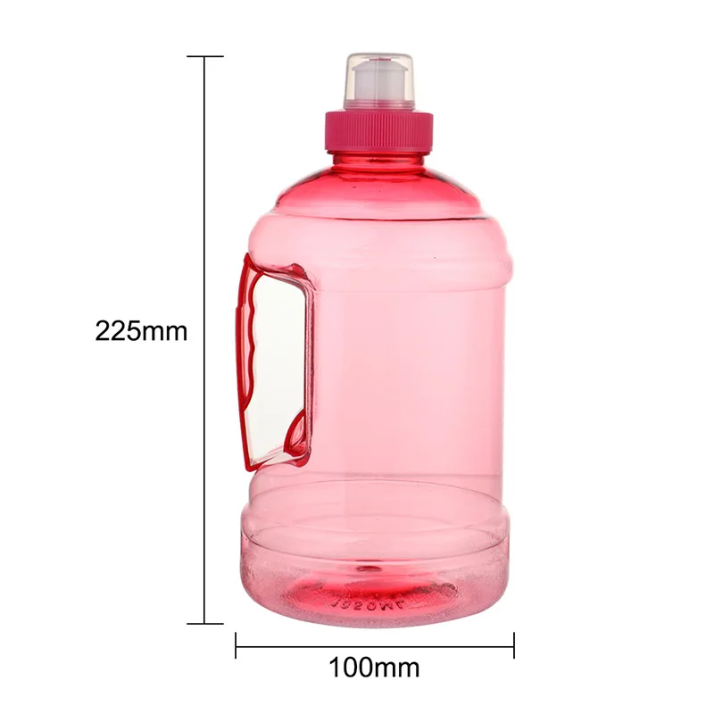 Бутылка для воды 1000 мл пластиковые герметичные бутылки Ручка Портативный кувшин