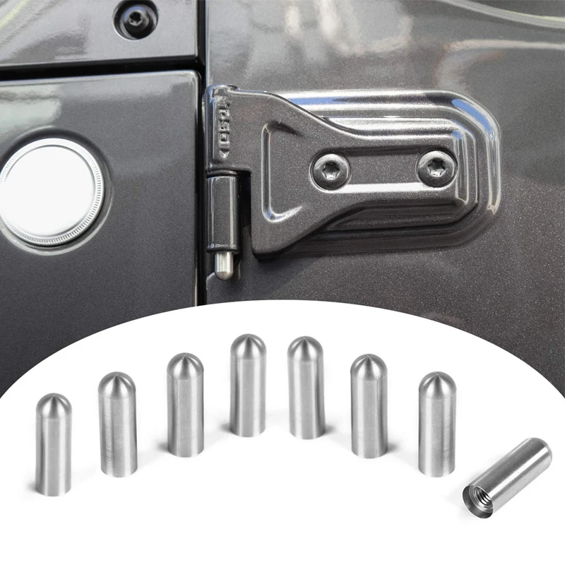 Петля двери автомобиля штифт болты направляющие вкладыши для 1997 2018 Jeep Wrangler TJ JK JL