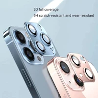 lens protector for iphone 13 pro max 13pro metal rring with glass full cover camera case for iphone 12 pro max 12pro case glass