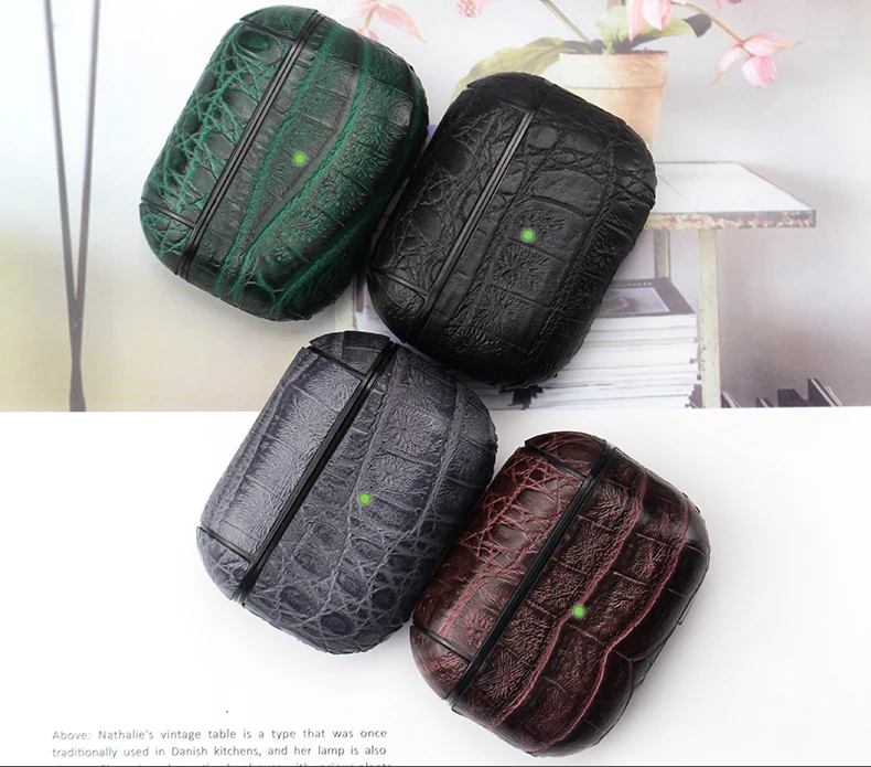 

ICCKER Leather Case Cover For AirPods 3 Pro Luxury Retro Leather Protective Case for Apple AirPods 3 Bluetooth Earphone