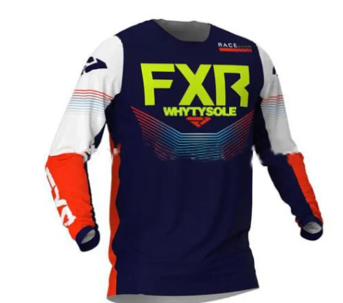 FXR2020 MX горные велосипедные майки bicicleta de montaña ropa carreras DH MTB camisa negro largo Джерси