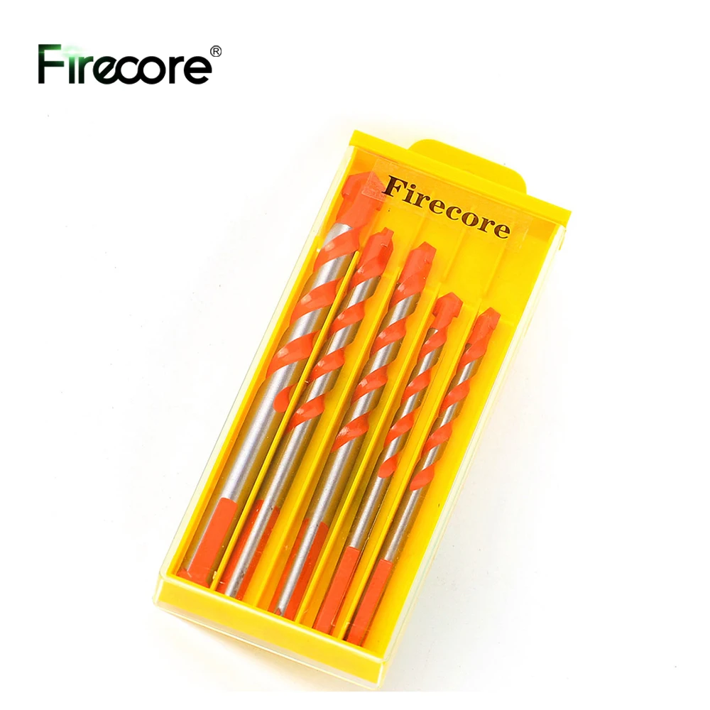 

FIRECORE Multi Purpose Construction Triangle Drill Bit Set Carbide Ceramic Wall Glass Cement Hole Opener Stone 6-10mm Drill