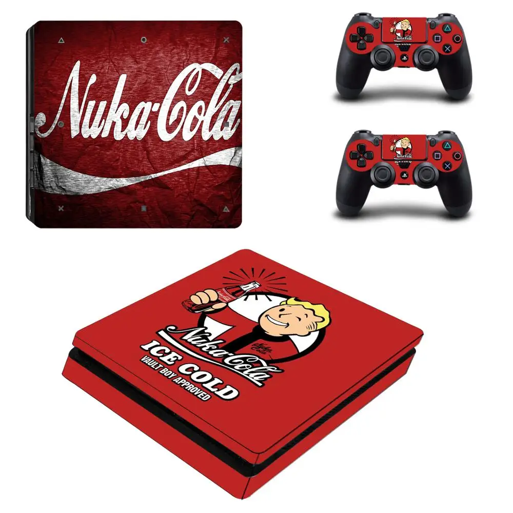 

Fallout Style PS4 Slim Skin Sticker for Sony Playstation 4 Slim Console & 2 Controllers Decal Vinyl Protective Skins Style 14