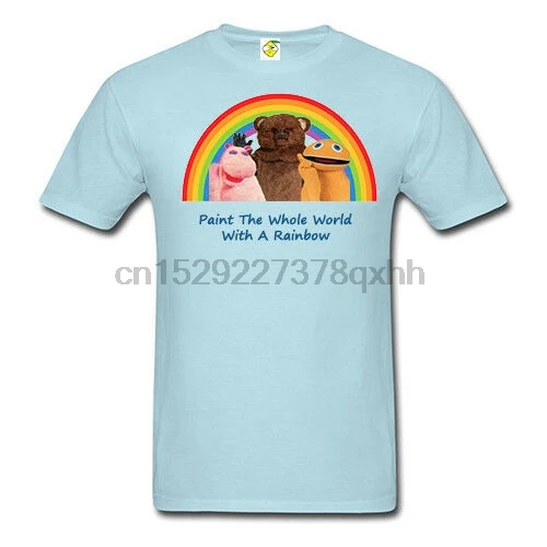 

RETRO 80 TV RAINBOW SHIRT ZIPPY GEORGE BUNGLE NEW UNISEX ALL SIZES