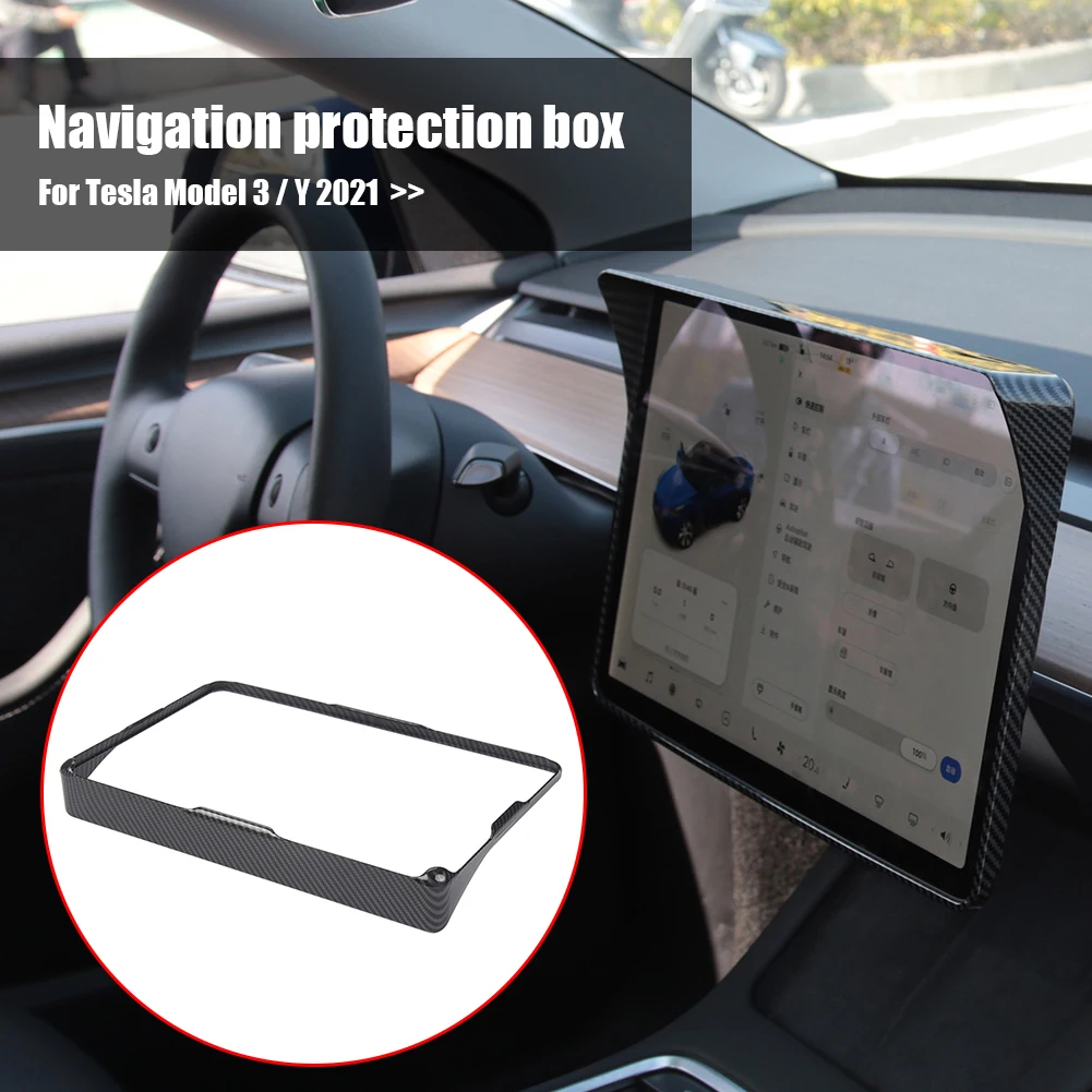 

For Tesla Model 3 Y 2021 Navigation Screen Sun Shade Visor Anti Glare Frame