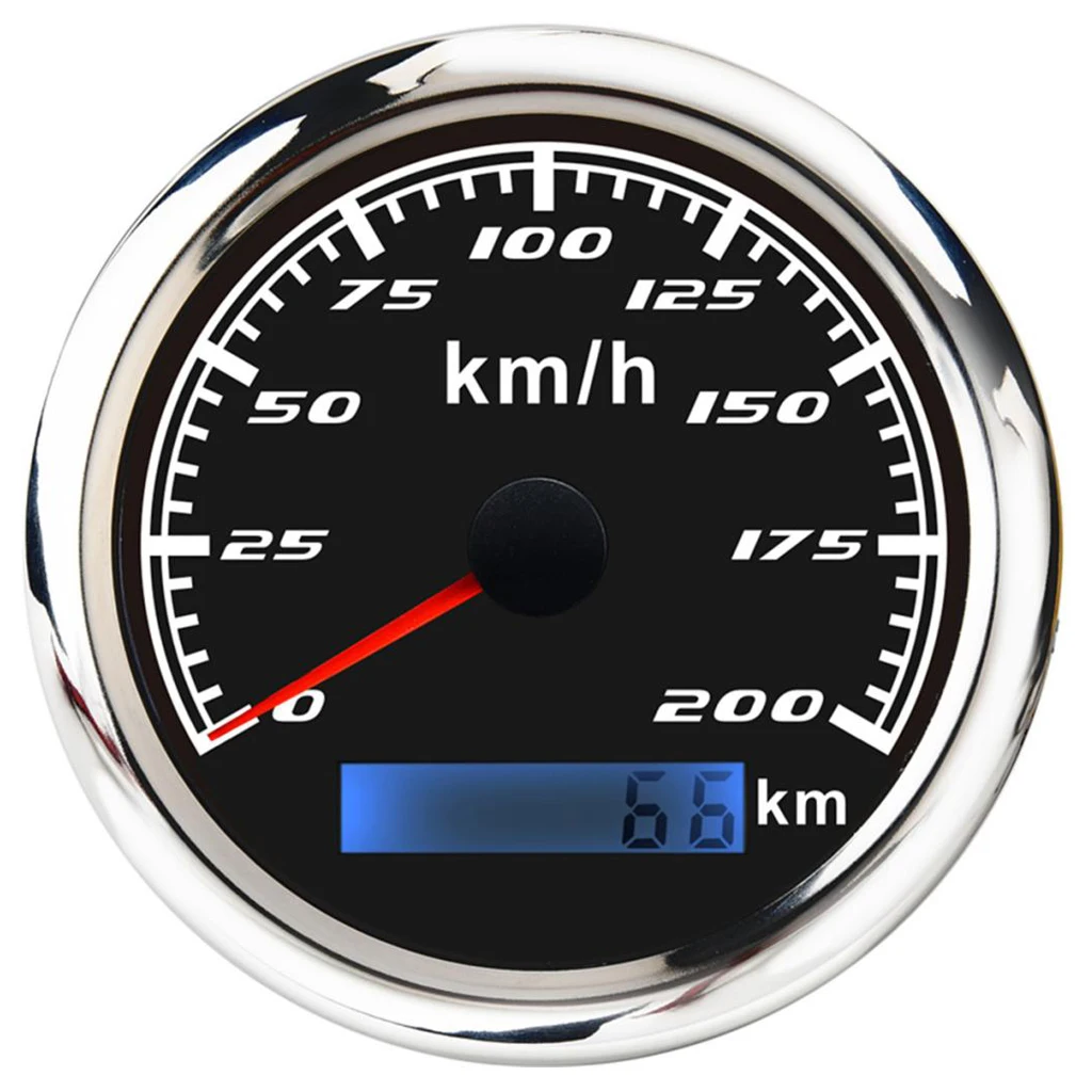 

200 км/ч 85 мм Цифровой GPS Спидометр Водонепроницаемый датчик антенна для лодки