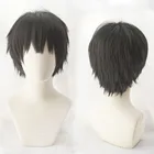 Парик Yugi Amane из аниме унитаз, термостойкие синтетические черные волосы Ханако-Куна для косплея, с шапочкой