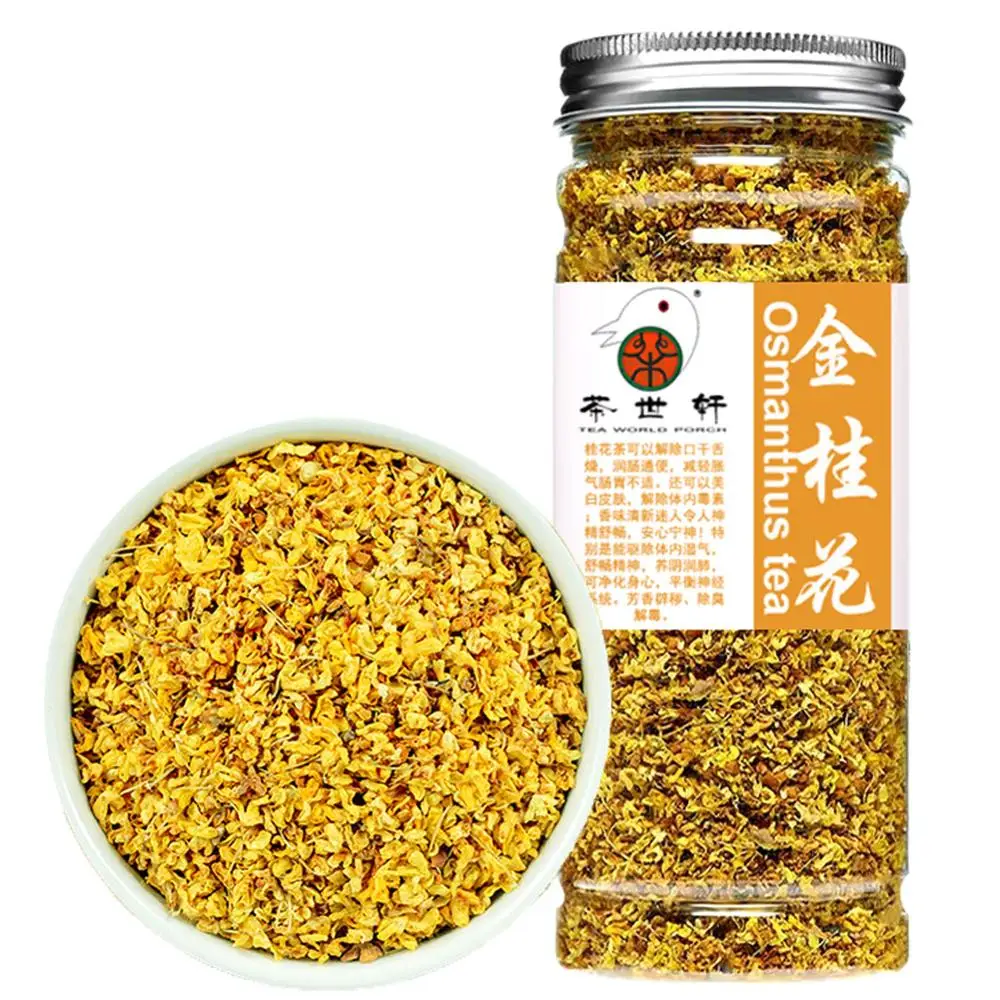 

40g Organic Sweet Osmanthus Gui Hua Sweet Olive Flower Whitening Lose Weight Health Skin Care Mask DIY Raw Material Dry Tea