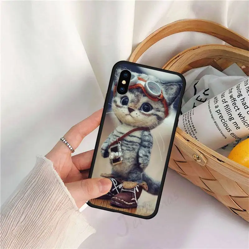 

Cute cat animal Cartoon pets Phone Case for iPhone 11 12 pro XS MAX 8 7 6 6S Plus X 5S SE 2020 XR