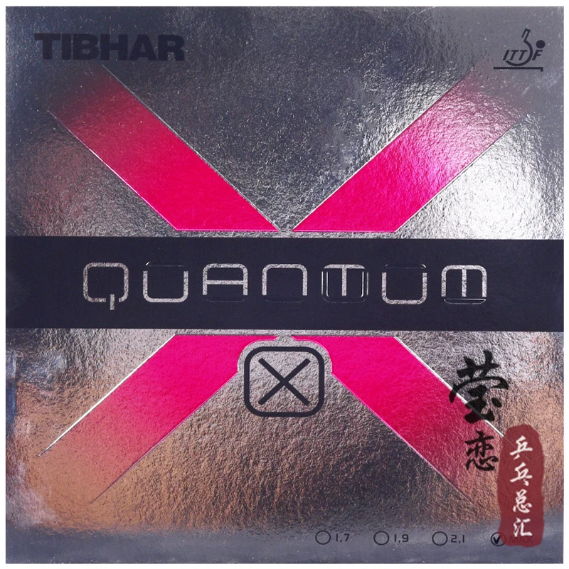 Оригинальные резиновые колпачки Tibhar quantum X в клейкой резине для 40 + настольных