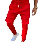 Спортивные штаны Laamei для мужчин, Южная Корея, облегающие брюки для фитнеса и бега, с карманами, для тренировок, теннисных игр