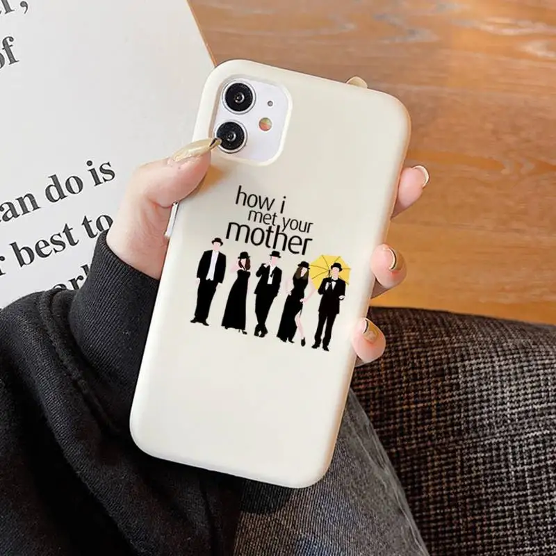 America sitcom how i met your mother himym Phone Case Solid Color Soft Cover for iphone 13 11 Pro Max X XS XR 7 8 6 6S Plus | Мобильные