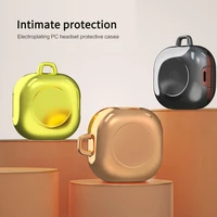 protective earphone cases cover for samsung galaxy buds live transparent pc full protective anti scratch case shockproof sleeve