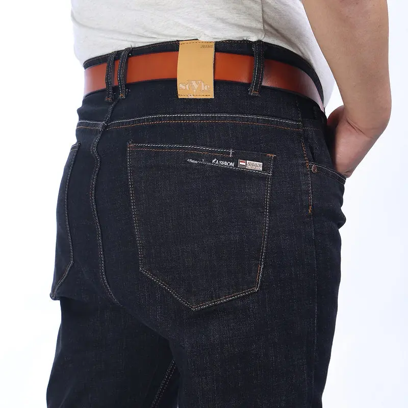 2019 Большие размеры повседневные новые мужские джинсовые брендовые Свободные