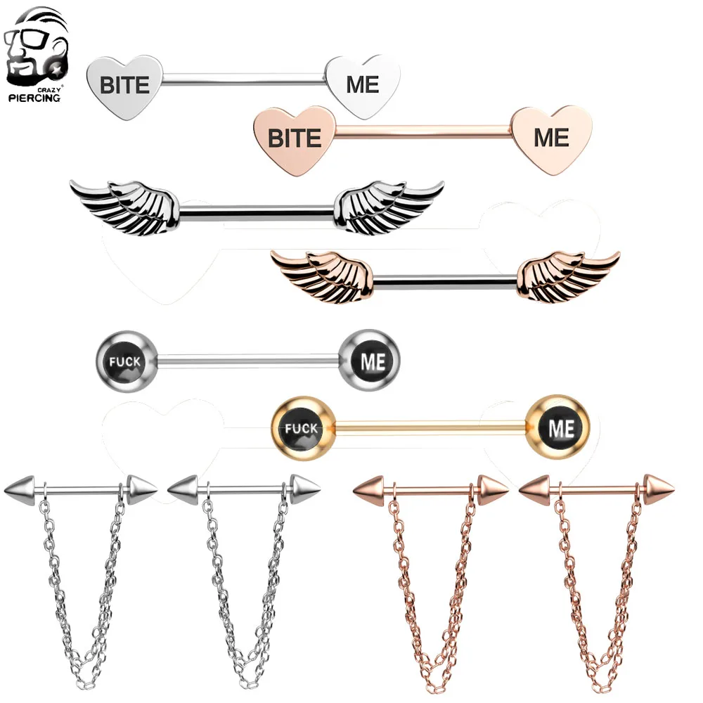 

2 шт., женские кольца для пирсинга сосков