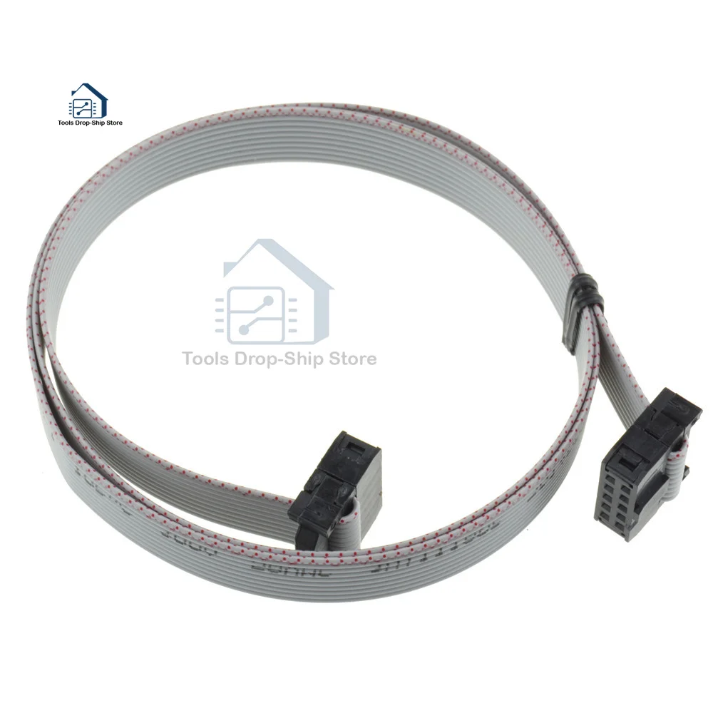 70cm 10Pin 2.54mm Connector Cable for USB ASP ISP JTAG AVR Wire 10P IDC Flat Ribbon DATA Cable 10 Pin