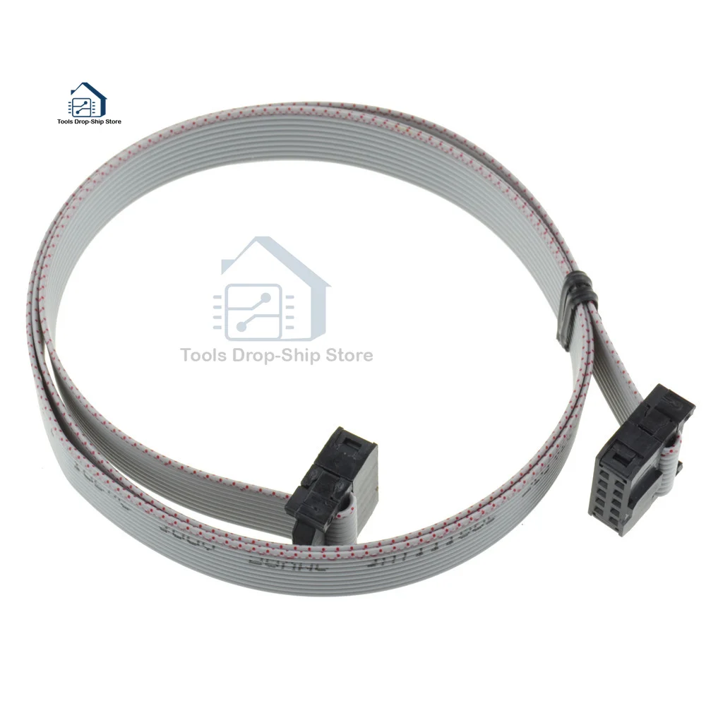 

70cm 10Pin 2.54mm Connector Cable for USB ASP ISP JTAG AVR Wire 10P IDC Flat Ribbon DATA Cable 10 Pin