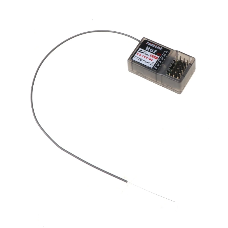 

2021 Новый Radiolink R6FG R6F 2,4G приемник FHSS 6-канальный радио Управление Системы для RC4GS
