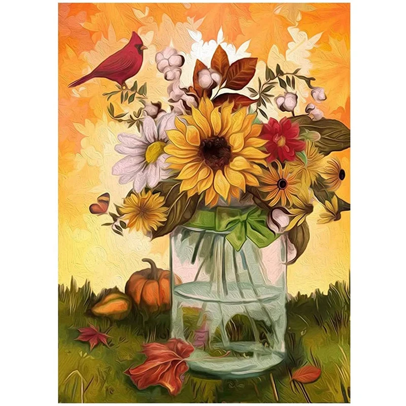 

Diamond PaintingSunflower Diamond Painting Full Drill Embroidery Paintings for Adults Kids Room Decoration