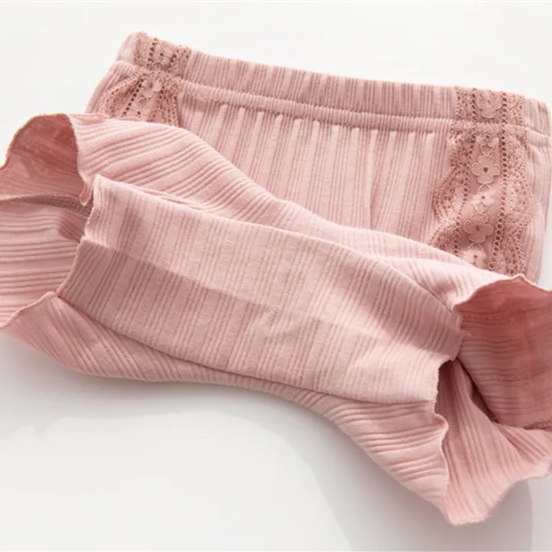 Летние кружевные шорты для маленьких девочек 2-11 лет хлопковые детские