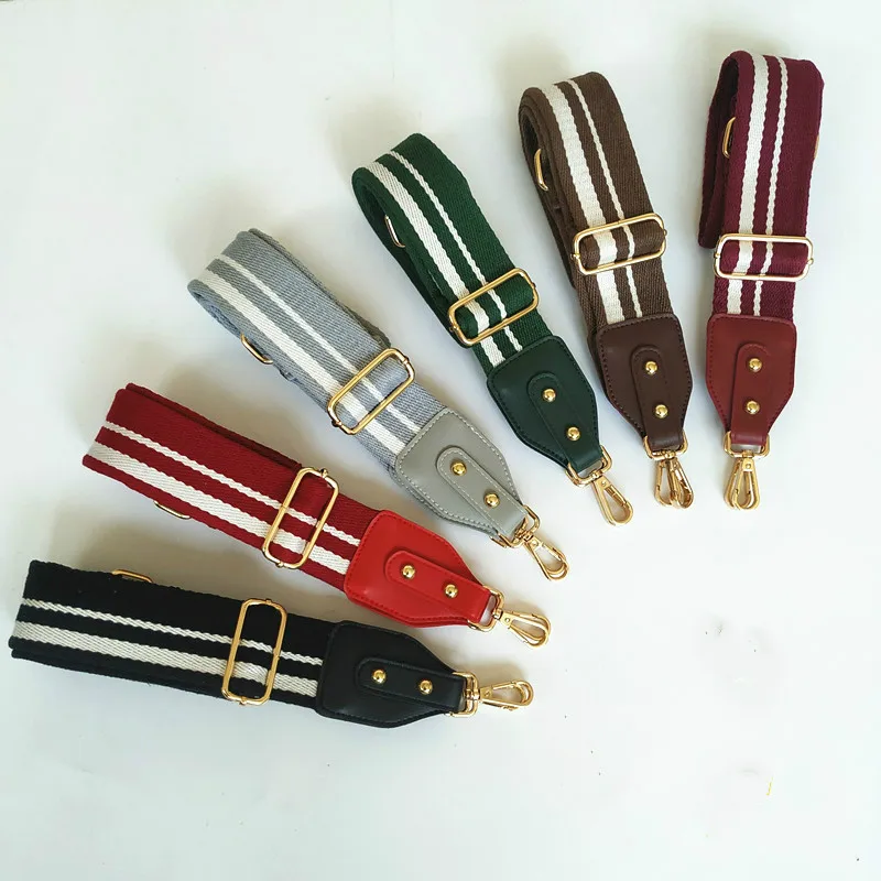 

Ремень тканевый из хлопчатобумажной ткани с цветными полосками, 5 см