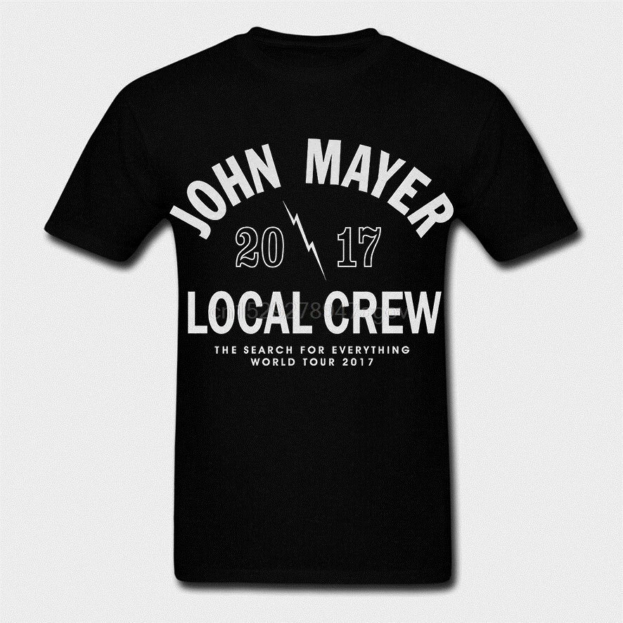 

HOT RARE John Mayer Local Crew T Shirt new reprint top