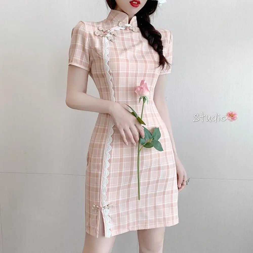 Для женщин элегантное кружевное сексуальное Китайский Стиль Cheongsam для леди в
