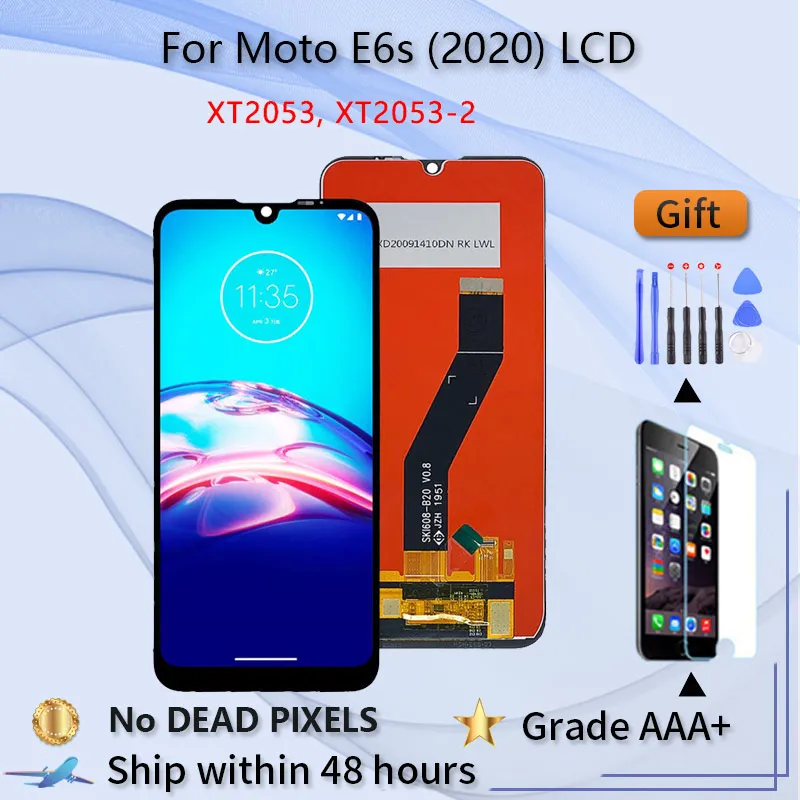 

Заводская цена дисплей с сенсорным экраном для Motorola для Moto E6s (2020) ЖК-дисплей Pantalla в сборе для Moto E6S дигитайзер Запасные части