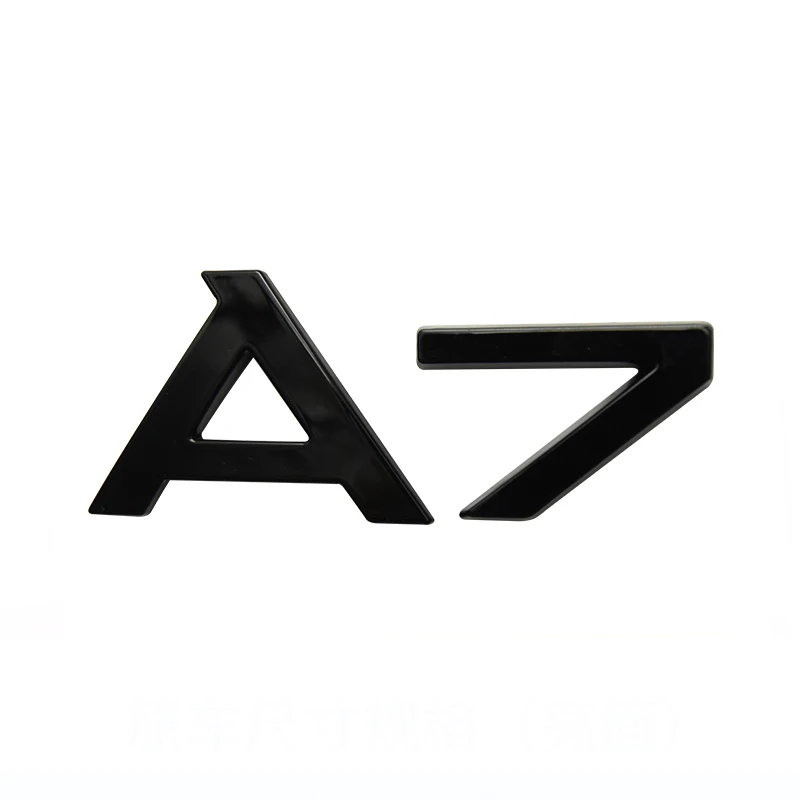 Глянцевые черные буквы для Audi A3 A4 A5 A6 A7 A8 A4L A6L A8L Q3 Q5 Q7 Q8 35TFSI 40TFSI 45TFSI 50TFSI 55TFSI TDI TFSI