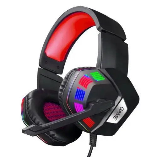Игровая гарнитура RGB стереонаушники с объемным звучанием проводной микрофон 3 5