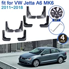 Брызговики для VW Volkswagen Jetta A6, MK6, 5C6, 2011  2018, 4x, крыло брызговиков