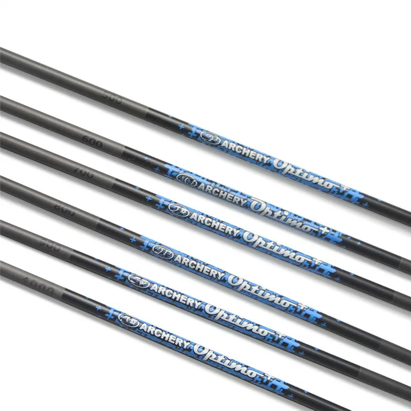 Verkauf 12Pc Bogenschießen Carbon Pfeil Welle Spine500/600/700/800/900/1000 Reinem Kohlenstoff Faser ID 4,2mm Verbindung Bogen Outdoor Jagd Zubehör