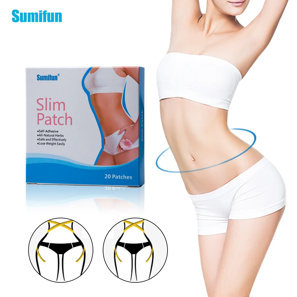 

Sumifun 20Pcs Slim Patch Navel Sticker Weight Loss Paste Anti Cellulite Fat Burning Belly Button Slimming Sticker Waist Slimming