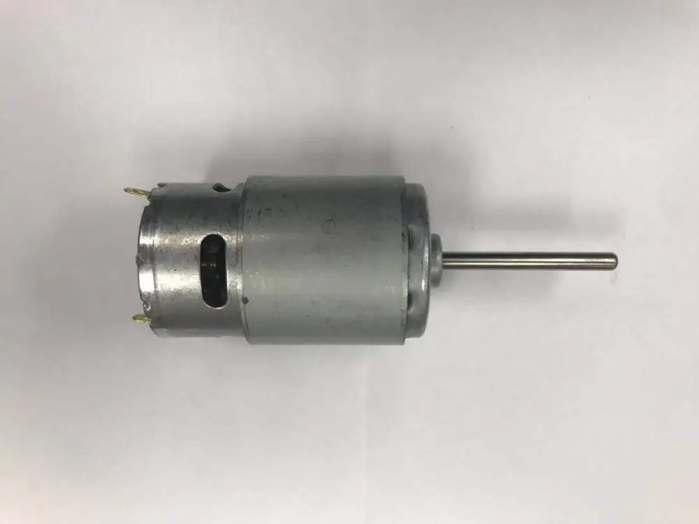 RF-775 вентилятор постоянного тока длинный вал для мотора винт стержень DIY Модель экспериментальный инструмент двигатель 12 В 24 в 5000 об/мин
