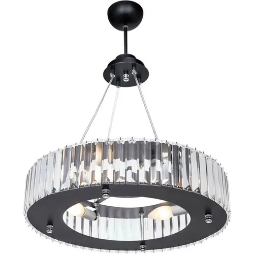 Special Design Lux Diamond Black Chandelier Lighting Indoor 47 cm