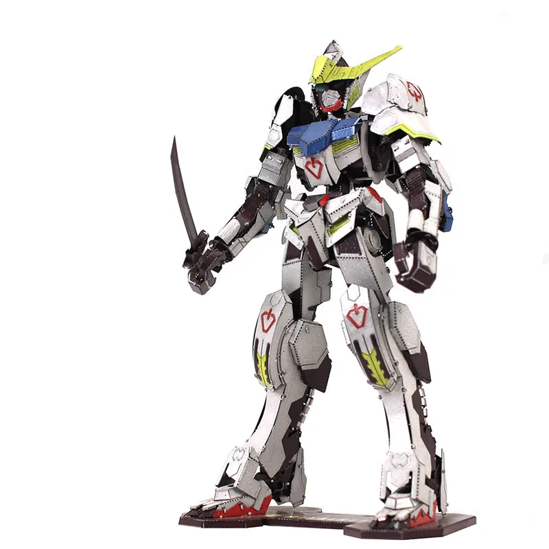 Роботы металлические 3D пазлы фигурки героев статуэтки наборы моделей лазерная