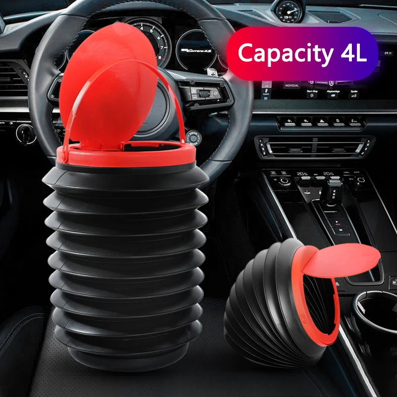 Автомобильное Мусорное ведро мусорное для мытья автомобиля телескопическое