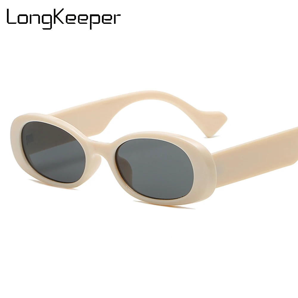 Солнцезащитные очки для мужчин и женщин LongKeeper модные маленькие овальные