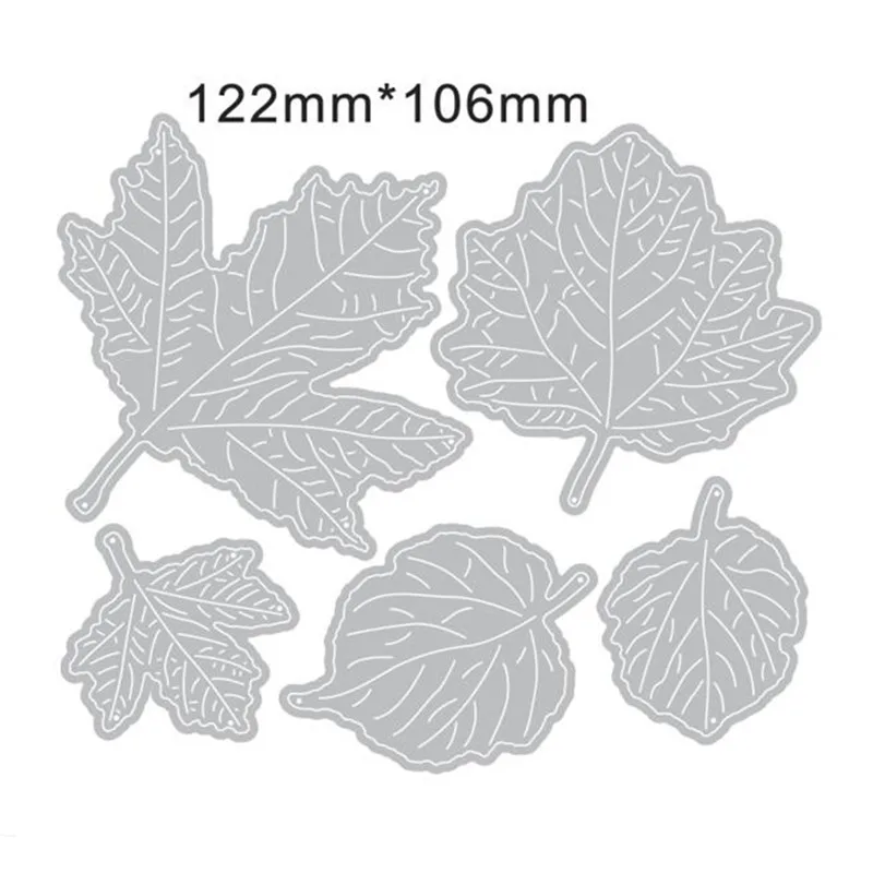

Cutting Die Of Autumn Petal Melon Leaf Vine Leaves Plant For Kid Play Scrapbooking DIY Postcard Album Paper Embossing Stencil