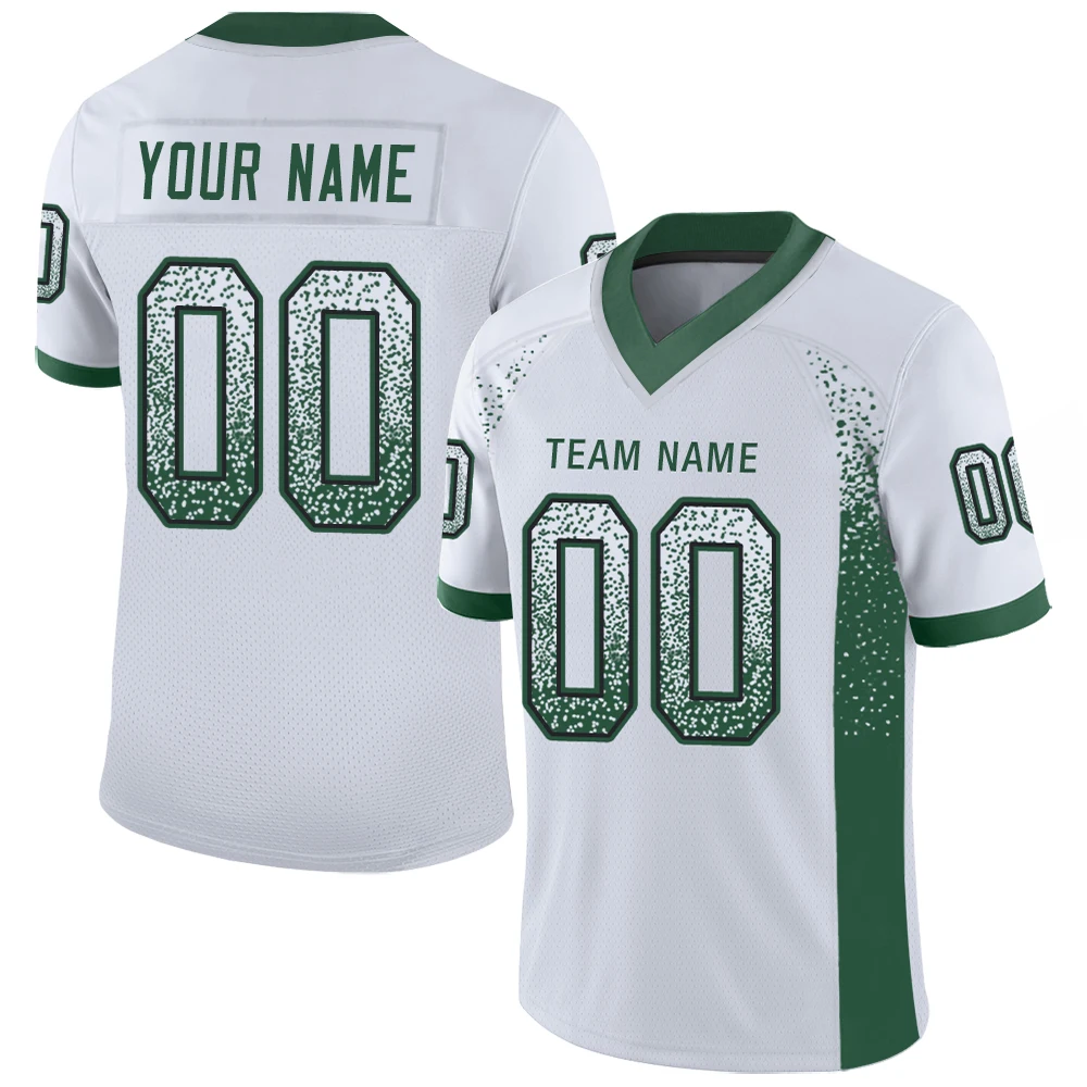 Wholesale Custom Football Jersey Team Name/Number Full Sublimate Football Game Training Stretch Soft Uniform for Male/Girl/Youth