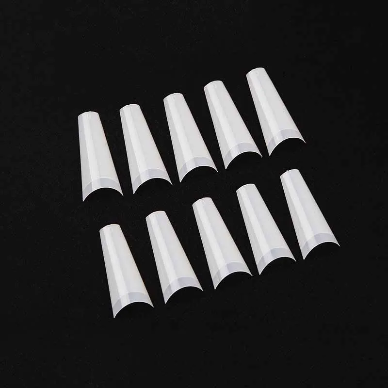500 шт./пакет гроб балетки накладные ногти модные длинные стилет советы полное